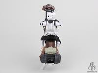 Star Wars The Black Series Speeder Bike with Biker Scout