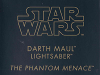 Star Wars eFx Collectibles Darth Maul Lightsaber Signature Edition