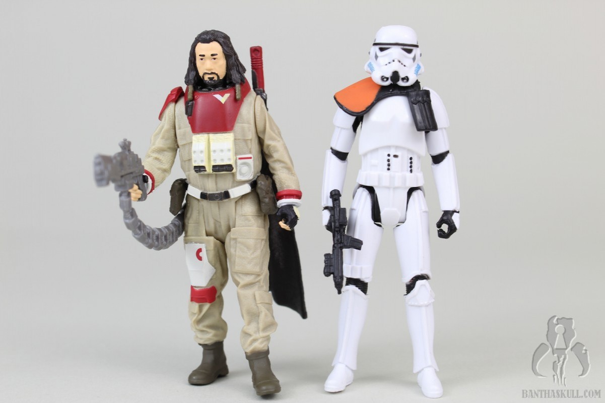 Star Wars Rogue One Baze Malbus Vs Imperial Stormtrooper Action Figures   RO-16 