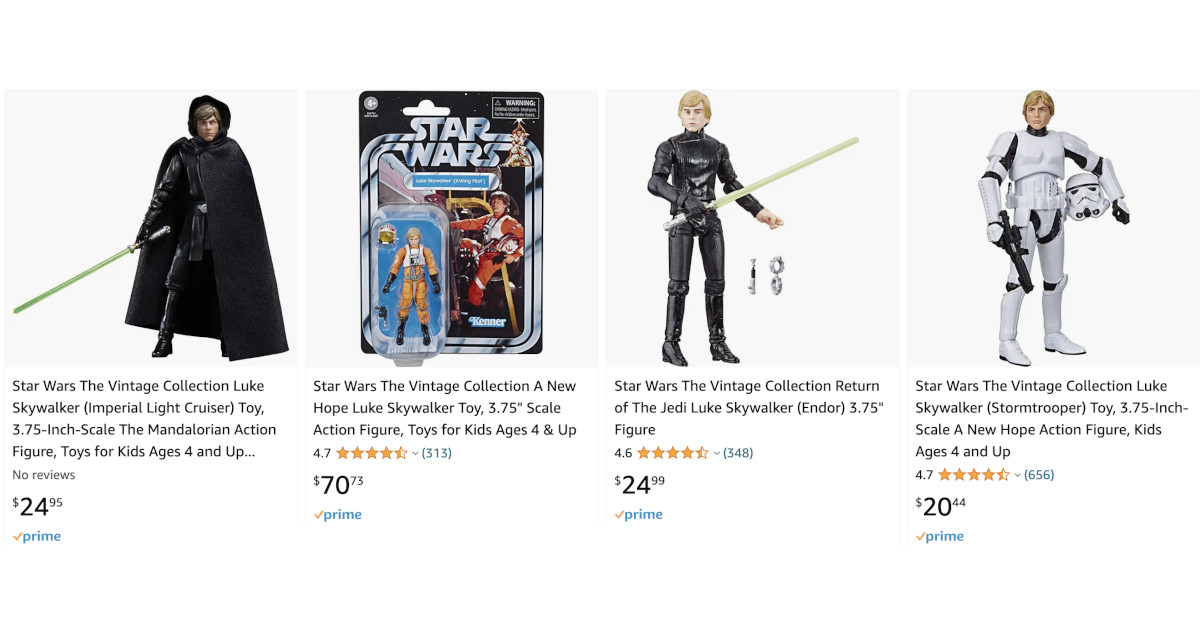 Hasbro Star Wars Luke Skywalker Jedi Knight – Action Figure 5" Galaxy Of Adventures - 5