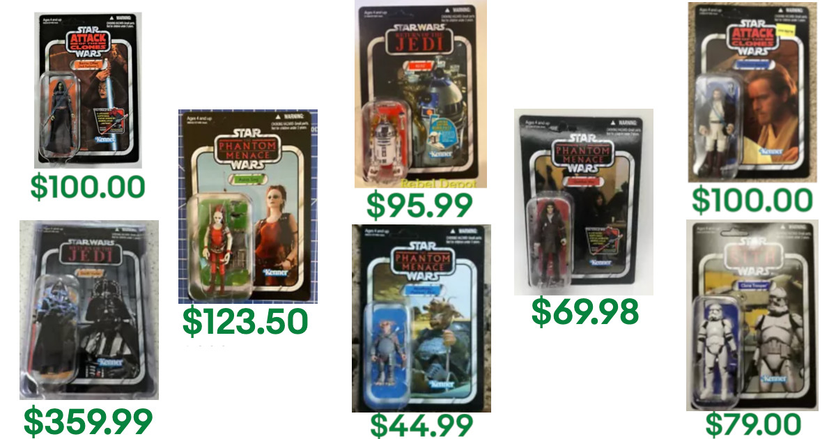 UNPUNCHED Star Wars Special Action Figure Set Droids 2012 Target Exclusive