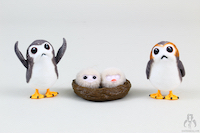Star Wars Forces of Destiny Chewbacca and Porgs (SDCC 2018)
