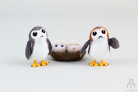 Star Wars Forces of Destiny Chewbacca and Porgs (SDCC 2018)