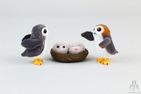 Star Wars Forces of Destiny Chewbacca and Porgs (SDCC 2018)