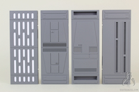 Star Wars Galactic Trading Post Space Walls 375 Walls (with wall supports)