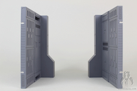 Star Wars Galactic Trading Post Space Walls 375 Walls (with wall supports)