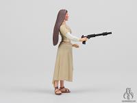 Star Wars Power of the Force (Phase 2) Princess Leia Organa In Ewok Celebration Outfit
