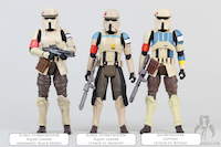 Star Wars Rogue One Shoretrooper Captain vs. Bistan