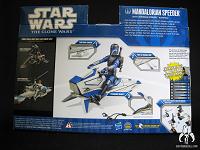 Star Wars Shadows Of The Dark Side Mandolorian Speeder with Mandolorian Warrior