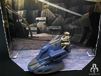 Star Wars Shadows Of The Dark Side Armored Scout Tank with Tactical Droid