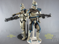 Star Wars Sideshow Collectibles Clone Trooper Deluxe: 501st