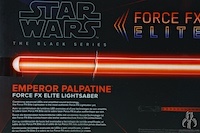 Star Wars The Black Series Emperor Palpatine Force FX Elite Lightsaber