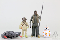 Star Wars The Force Awakens BB-8, Unkar's Thug, Jakku Scavenger