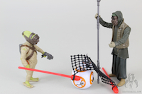 Star Wars The Force Awakens BB-8, Unkar's Thug, Jakku Scavenger