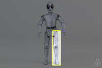 Star Wars The Legacy Collection (Blue) Jodo Kast BD18