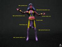 Star Wars The Legacy Collection (Red) Deliah Blue & Darth Nihl 16