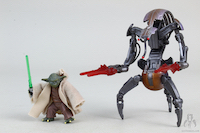 Star Wars The Legacy Collection (Red) Yoda & Droideka 6 of 6 (2009)