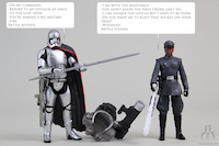Star Wars The Last Jedi Finn (First Order Disguise) & Captain Phasma