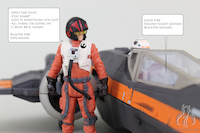 Star Wars The Last Jedi Poe's Boosted X-Wing