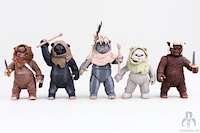 Star Wars The Phantom Menace 3D Ewok Pack