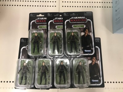 Seven Jyn Erso figures