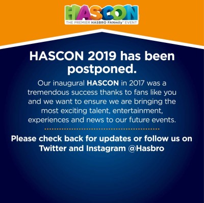 Hascon Postponed
