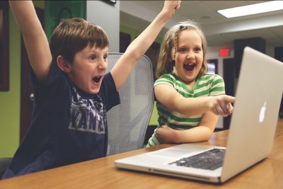 Excited kids