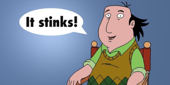 It stinks
