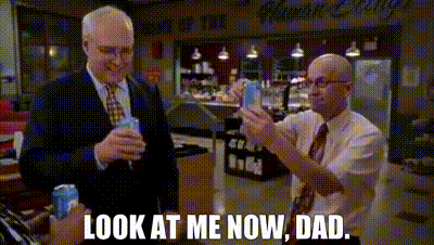 Look at me now dad