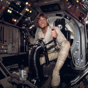Luke Skywalker in gunner seat