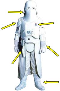 Snowtrooper Commander differences
